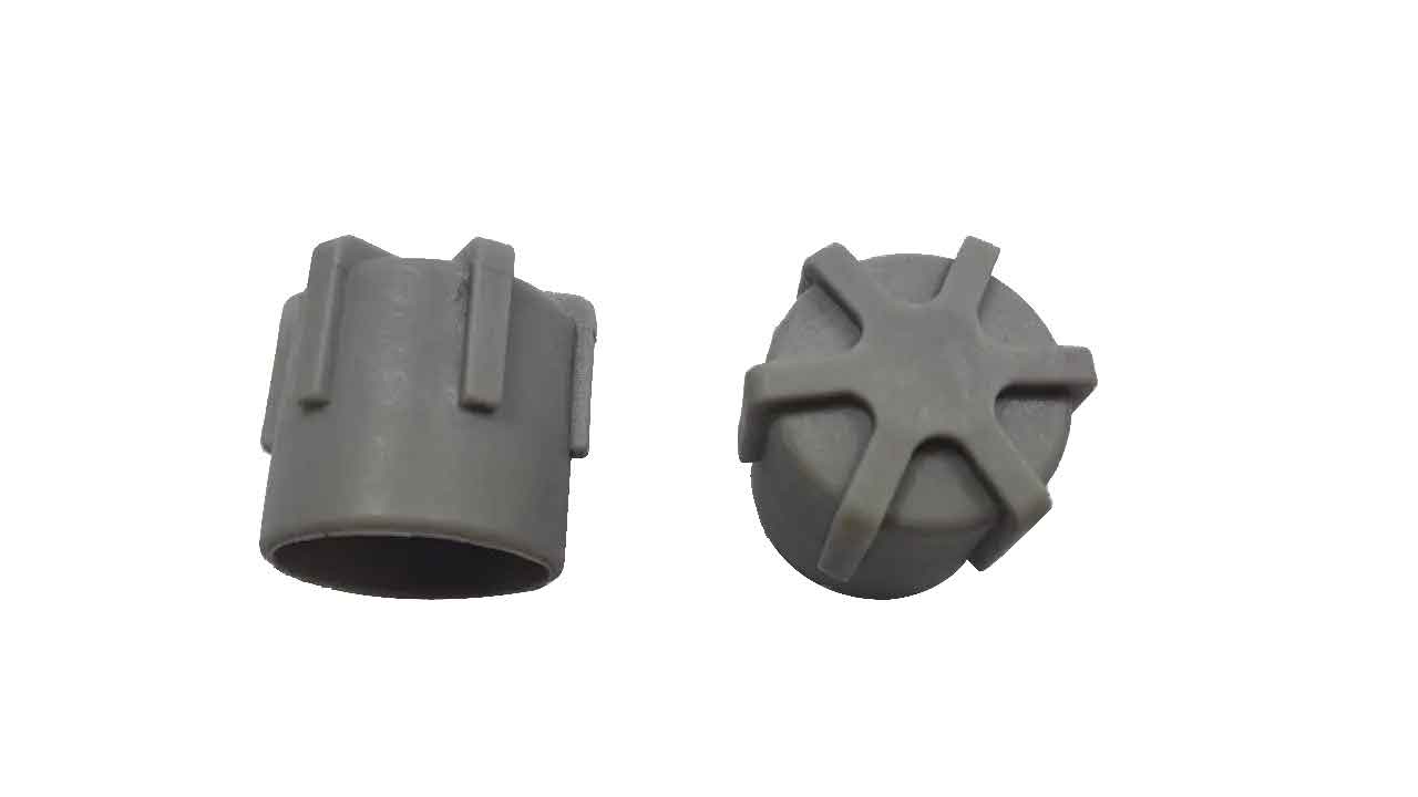 22634H - Air-Conditioning-Service-Port-Caps-Cap-for-R1234yf-Gray-High-Side-M101-0